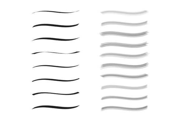 Download Calligraphic Bristle Brush - Calligraphic Collection