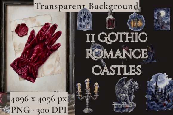 Download Dark Romantasy Gothic Castle PNG - Premium Resources