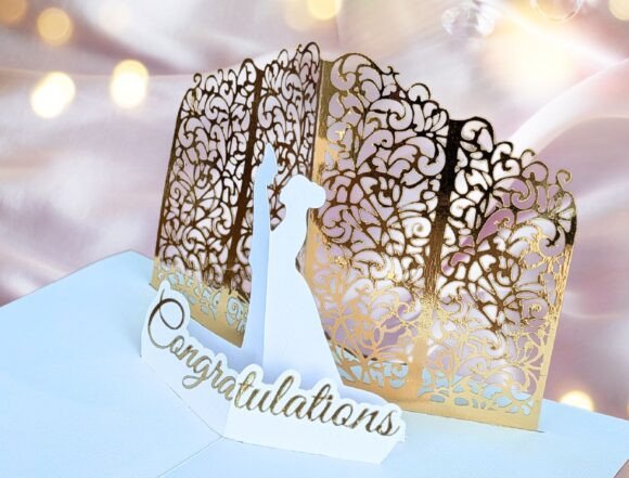 Download Elegant Pop-Up Wedding Card - Wedding Collection