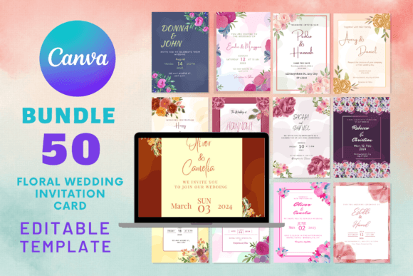 Download Floral Wedding Invitation Card - Wedding Collection