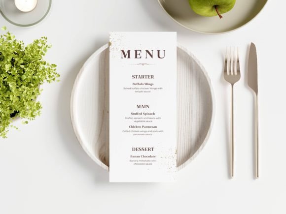 Download Wedding Menu Template SQF06 - Wedding Collection