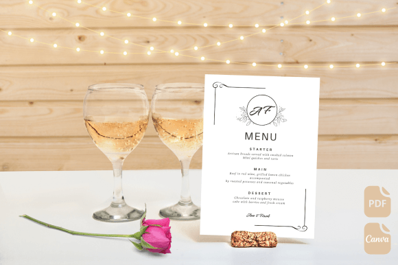 Download Custom Wedding Menu - Wedding Collection